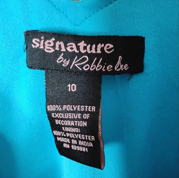 Robbie Bee Ruffle Chiffon Maxi Dress Dressy Boho Flamenco Tiered Size 10 - Picture 9 of 10